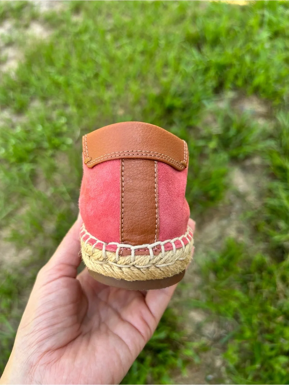 Vionic Coral Suede Lace-Up Espadrille Flats